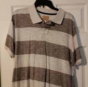 Roebuck and Co Mens Striped Polo Shirt
